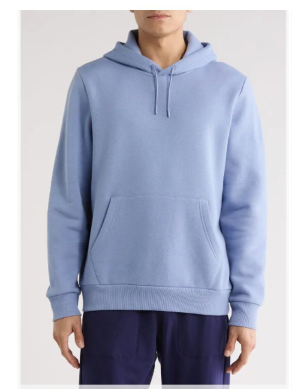 Freeform Fleece Pullover Hoodie Z by Zella Blue Dewdrop NWT L